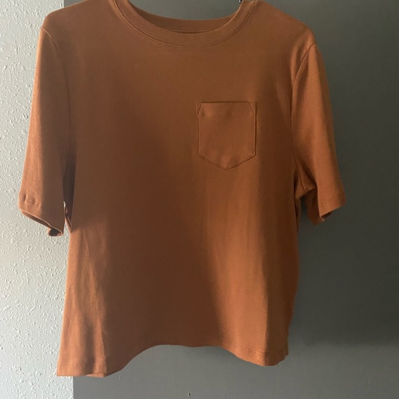 A new day burnt orange t-shirt, from Target. Size small. - Picture 2 of 2